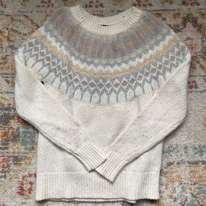 Banana Republic Fair Isle Sweater XS